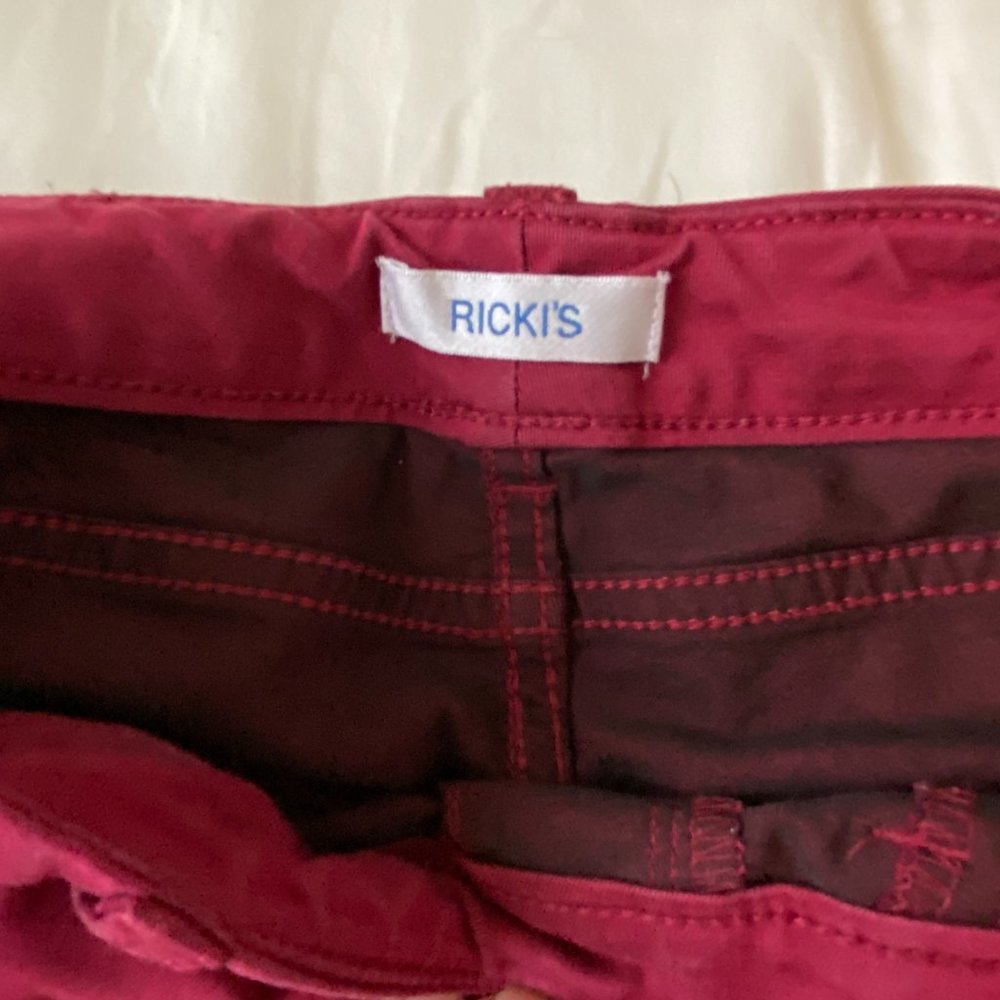 Ricki's Raspberry Red Color Skinny pants size 4 - Picture 5 of 6